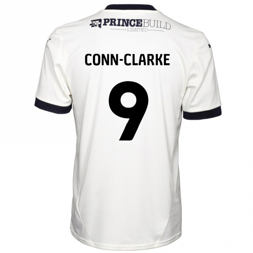 Vyrai Chris Conn-Clarke #9 Ne Balta Juoda Išvykos Marškinėliai 2024/25 T-Shirt