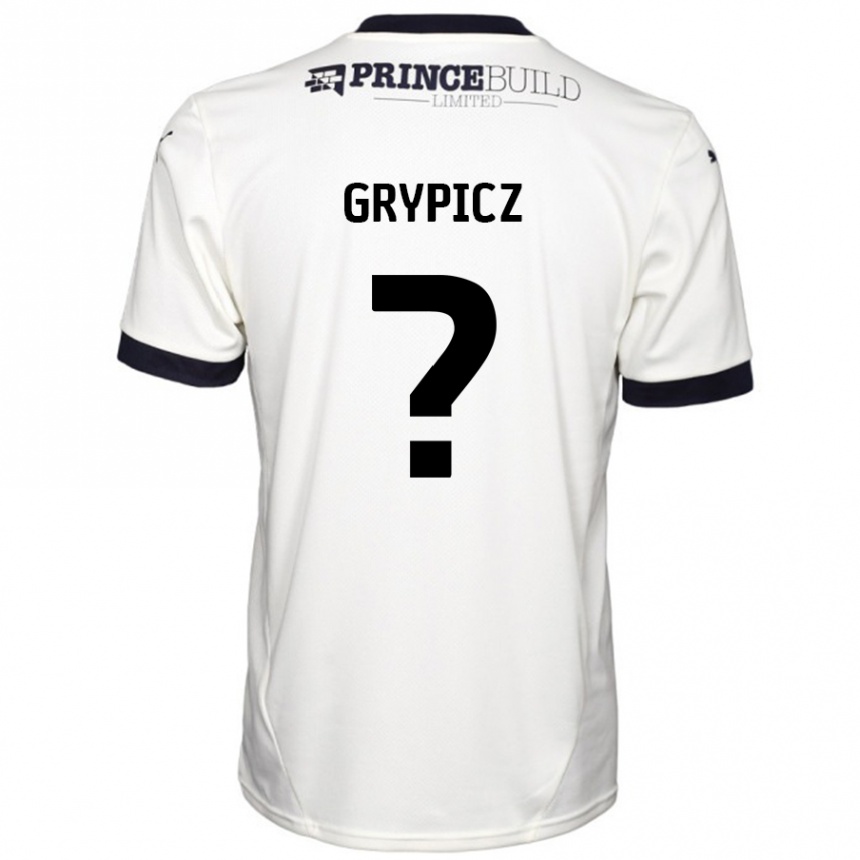 Vyrai Brandon Grypicz #0 Ne Balta Juoda Išvykos Marškinėliai 2024/25 T-Shirt