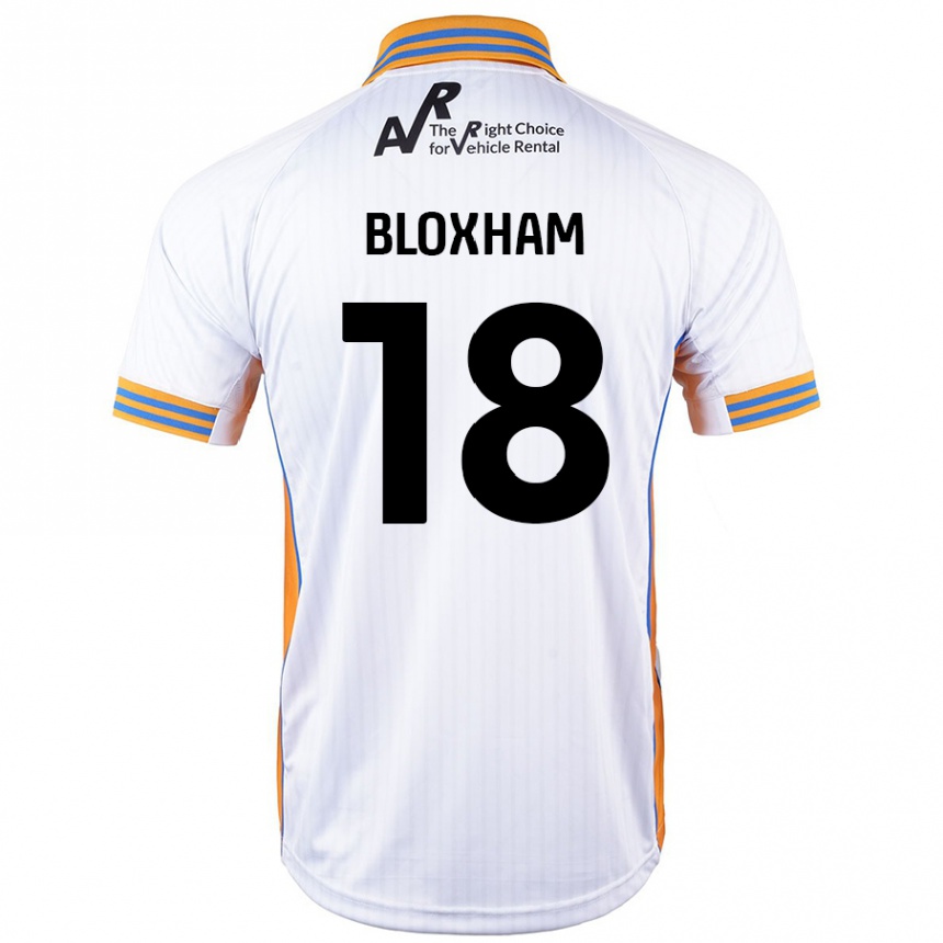 Vyrai Tom Bloxham #18 Baltas Išvykos Marškinėliai 2024/25 T-Shirt