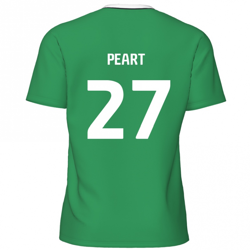 Vyrai Brody Peart #27 Žalia Baltos Juostelės Išvykos Marškinėliai 2024/25 T-Shirt