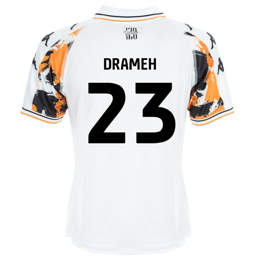 Vyrai Cody Drameh #23 Baltas Išvykos Marškinėliai 2024/25 T-Shirt