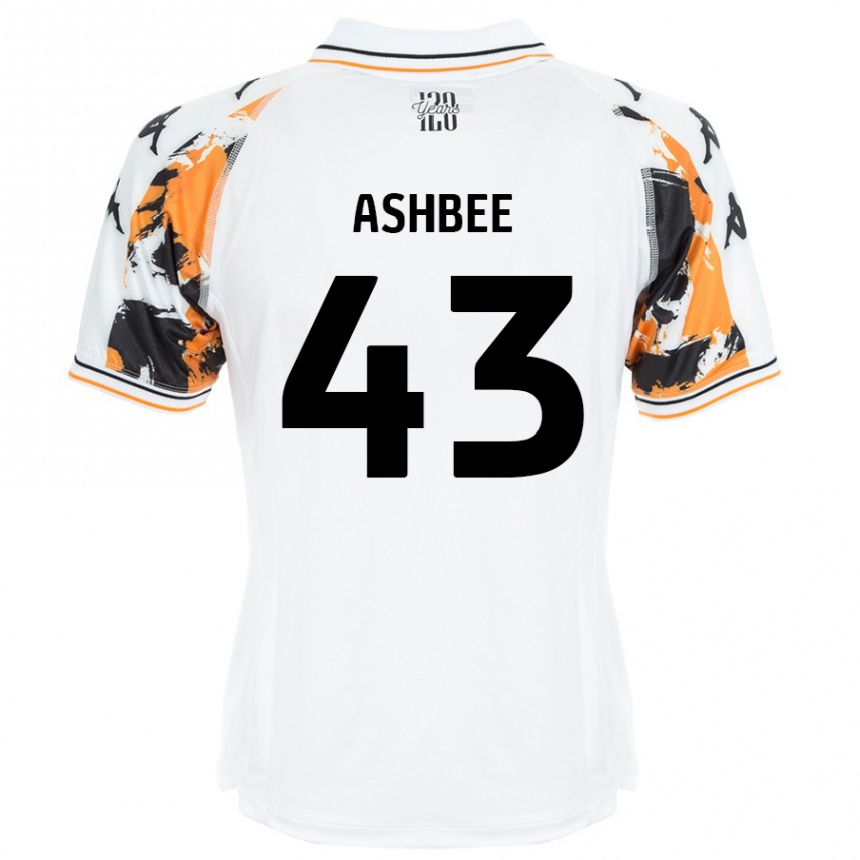 Vyrai Stanley Ashbee #43 Baltas Išvykos Marškinėliai 2024/25 T-Shirt