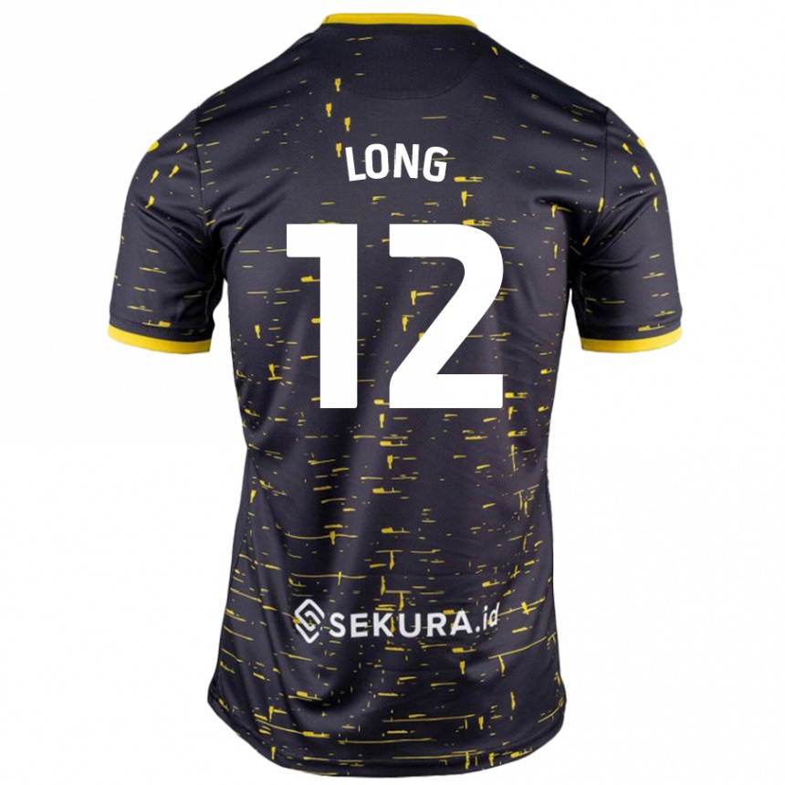 Vyrai George Long #12 Juoda Geltona Išvykos Marškinėliai 2024/25 T-Shirt