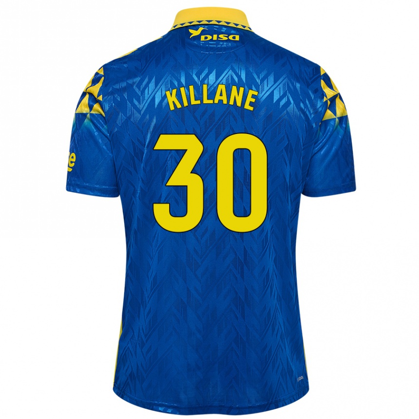 Vyrai Álvaro Killane #30 Mėlyna Geltona Išvykos Marškinėliai 2024/25 T-Shirt