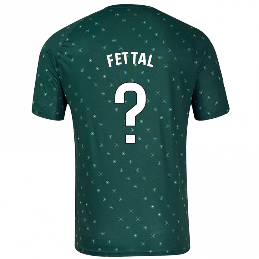 Vyrai Rachad Fettal #0 Tamsiai Žalia Išvykos Marškinėliai 2024/25 T-Shirt