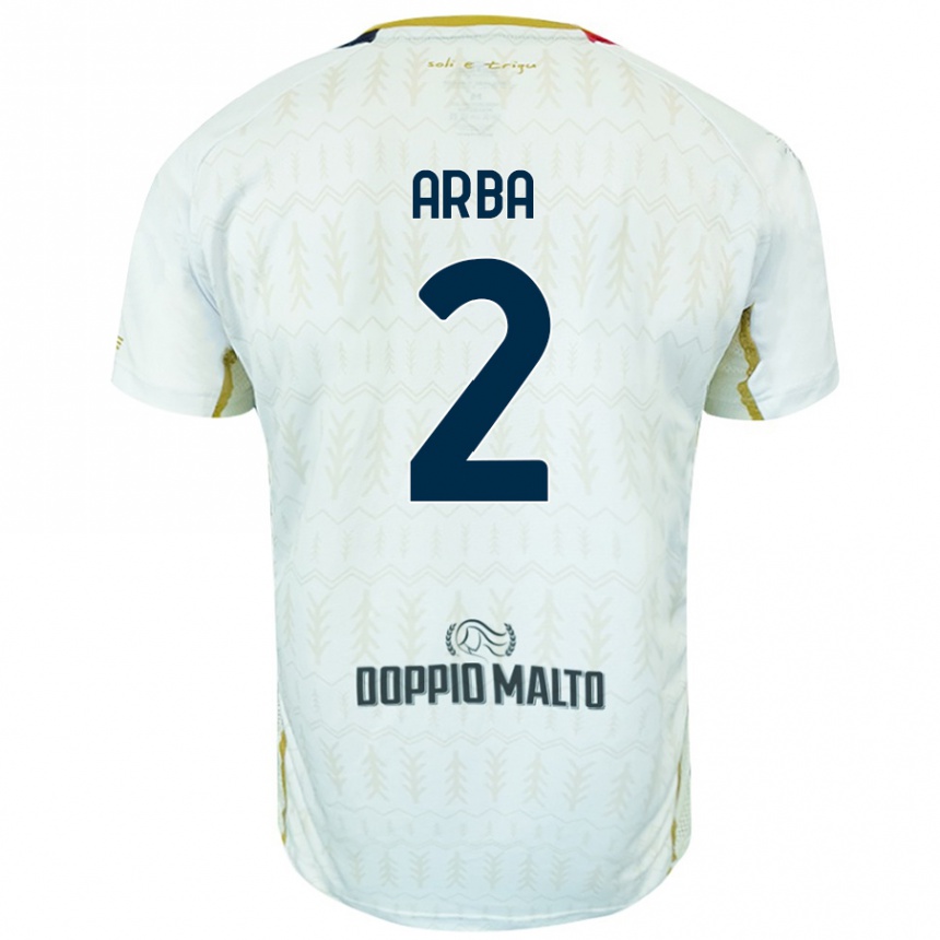 Vyrai Federico Arba #2 Baltas Išvykos Marškinėliai 2024/25 T-Shirt