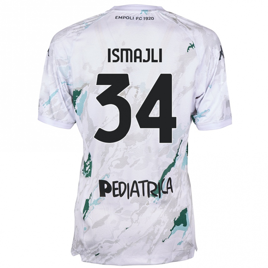 Vyrai Ardian Ismajli #34 Pilka Išvykos Marškinėliai 2024/25 T-Shirt