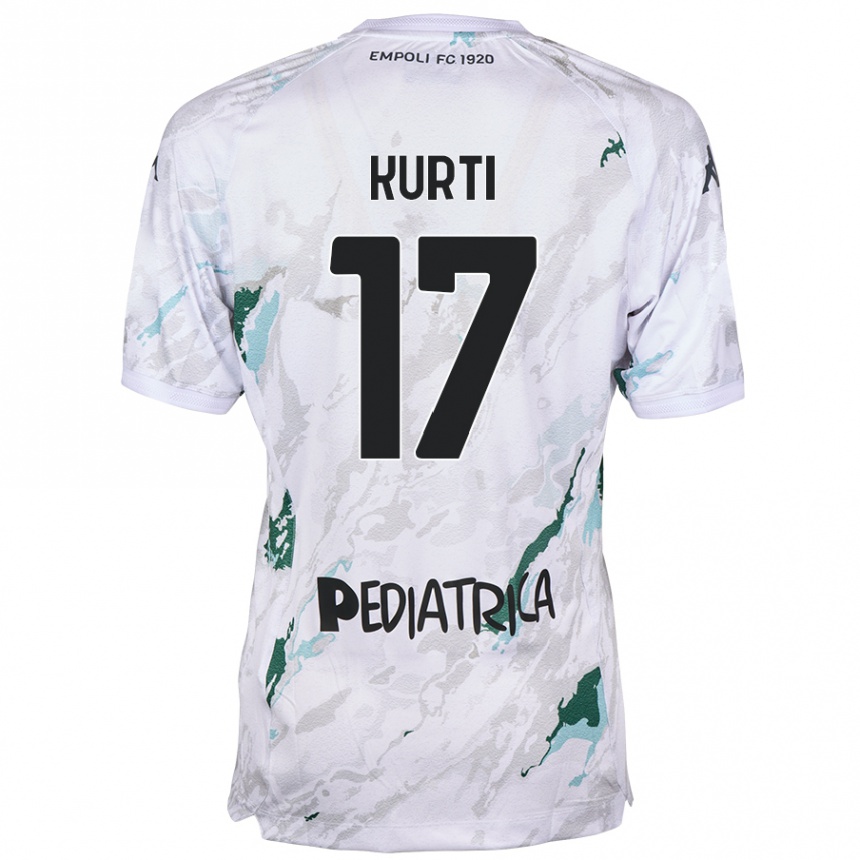 Vyrai Adi Kurti #17 Pilka Išvykos Marškinėliai 2024/25 T-Shirt