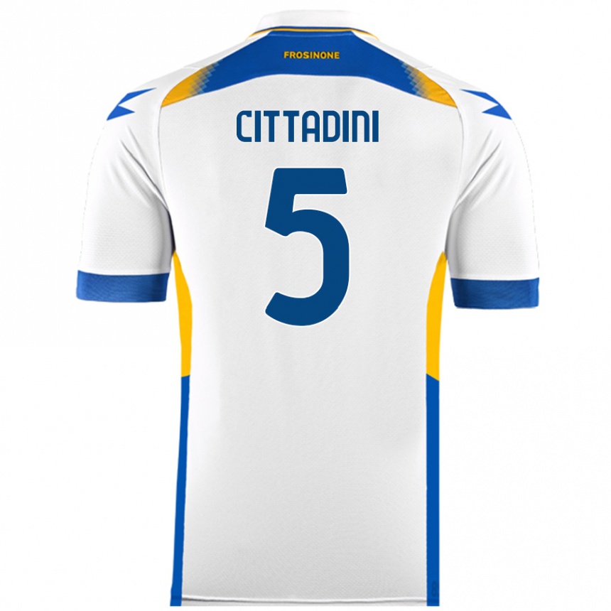 Vyrai Giorgio Cittadini #5 Baltas Išvykos Marškinėliai 2024/25 T-Shirt