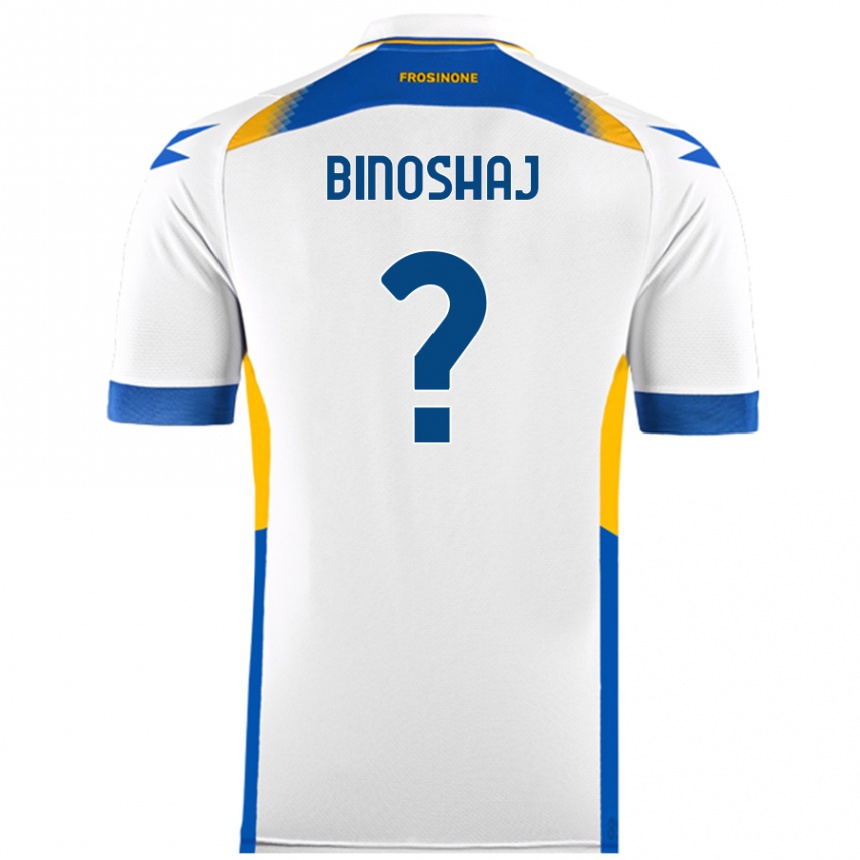 Vyrai Samuele Binoshaj #0 Baltas Išvykos Marškinėliai 2024/25 T-Shirt