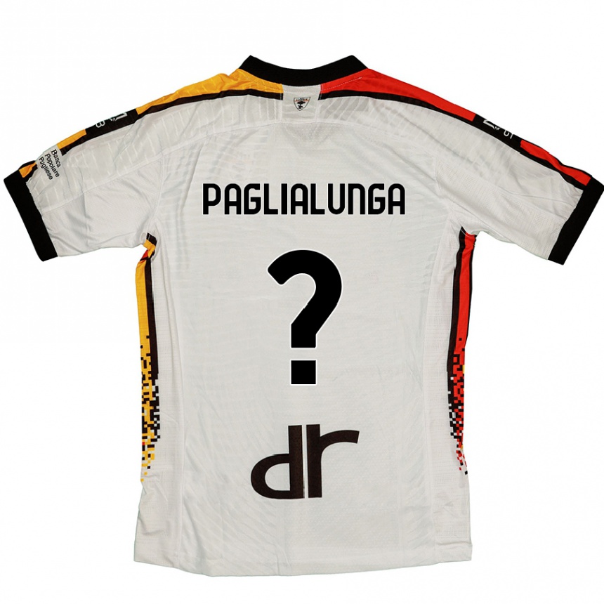 Vyrai Robert Paglialunga #0 Balta Juoda Išvykos Marškinėliai 2024/25 T-Shirt