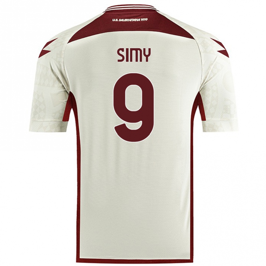 Vyrai Simy #9 Kreminė Spalva Išvykos Marškinėliai 2024/25 T-Shirt