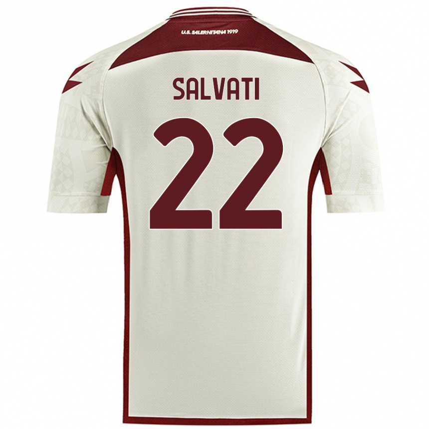 Vyrai Gregorio Salvati #22 Kreminė Spalva Išvykos Marškinėliai 2024/25 T-Shirt