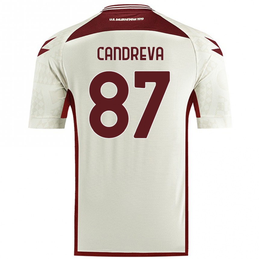 Vyrai Antonio Candreva #87 Kreminė Spalva Išvykos Marškinėliai 2024/25 T-Shirt