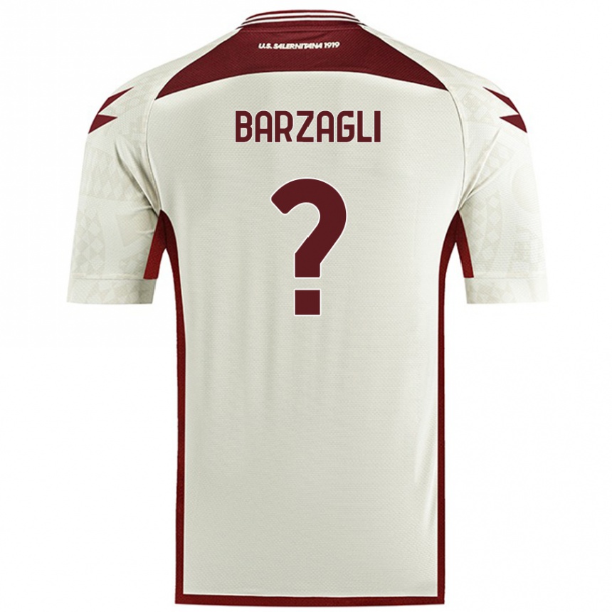 Vyrai Gabriele Barzagli #0 Kreminė Spalva Išvykos Marškinėliai 2024/25 T-Shirt