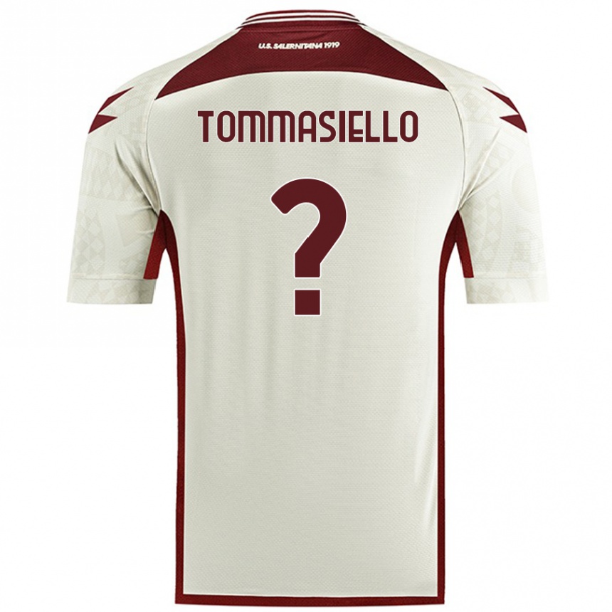 Vyrai Francesco Tommasiello #0 Kreminė Spalva Išvykos Marškinėliai 2024/25 T-Shirt