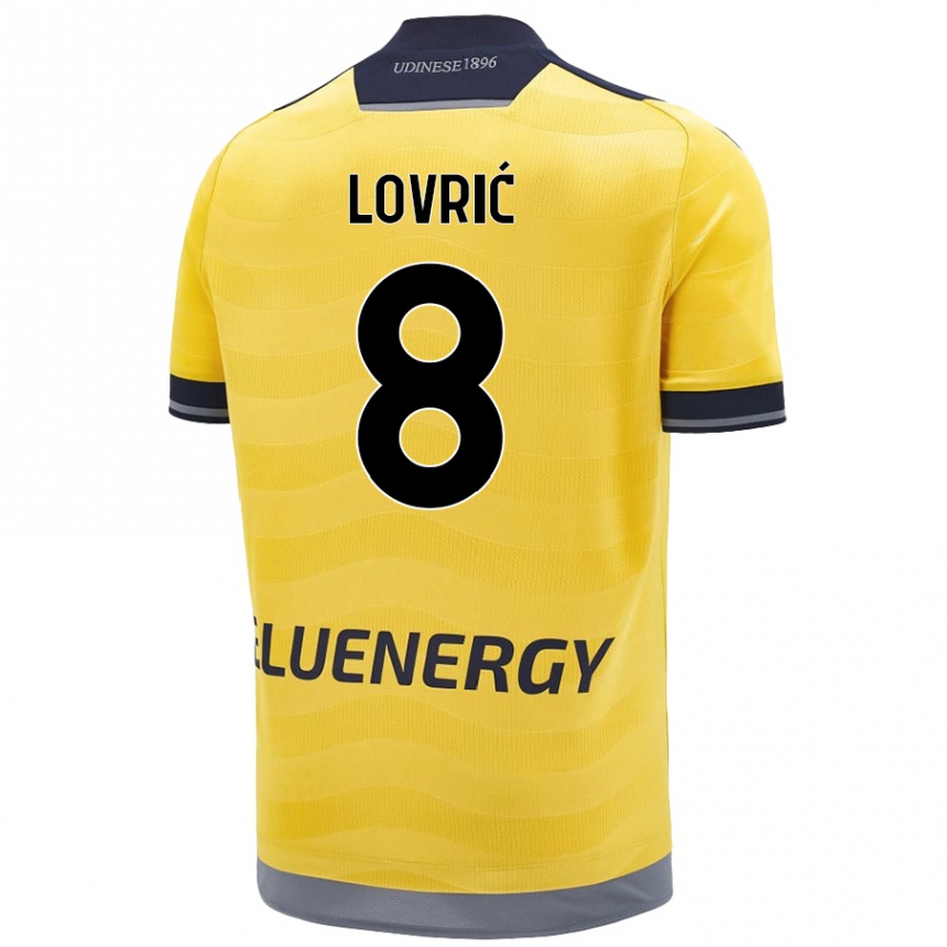 Vyrai Sandi Lovrić #8 Auksinis Išvykos Marškinėliai 2024/25 T-Shirt