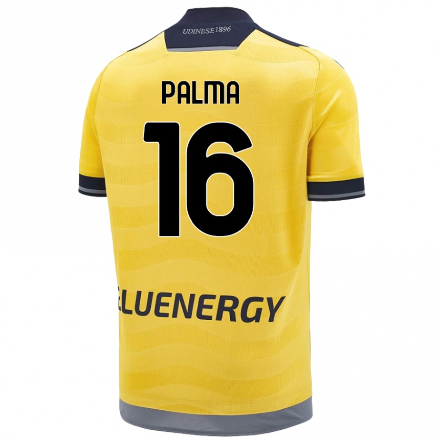 Vyrai Matteo Palma #16 Auksinis Išvykos Marškinėliai 2024/25 T-Shirt