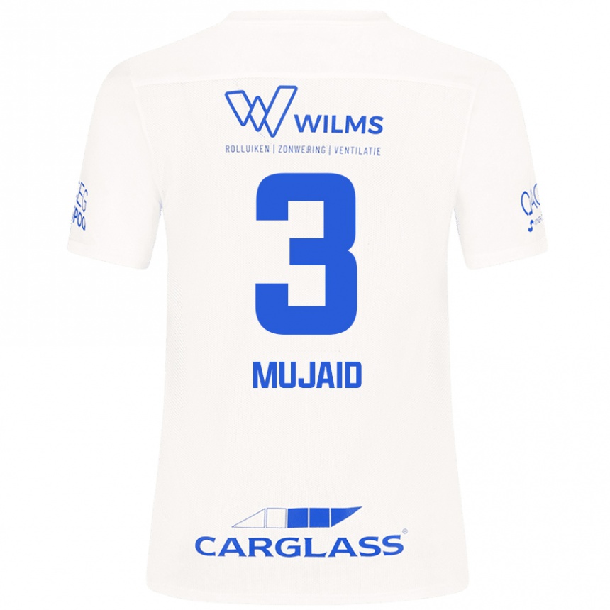 Vyrai Mujaid Sadick #3 Baltas Išvykos Marškinėliai 2024/25 T-Shirt