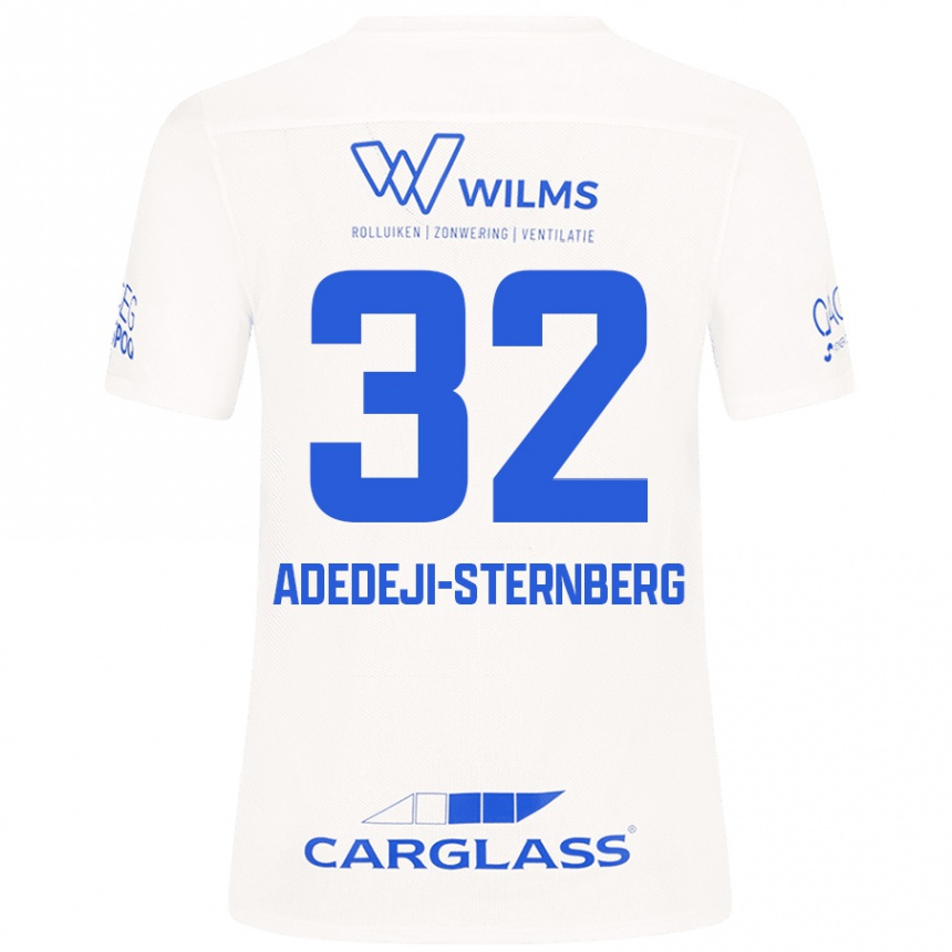 Vyrai Noah Adedeji-Sternberg #32 Baltas Išvykos Marškinėliai 2024/25 T-Shirt