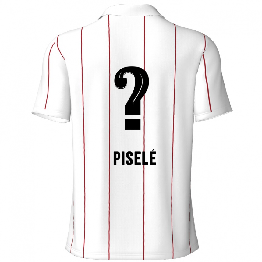 Vyrai Lowie Piselé #0 Balta Juoda Išvykos Marškinėliai 2024/25 T-Shirt