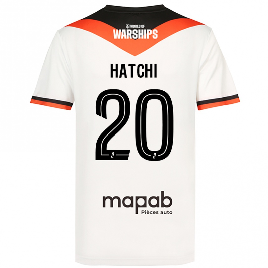 Vyrai Jérémy Hatchi #20 Baltas Išvykos Marškinėliai 2024/25 T-Shirt