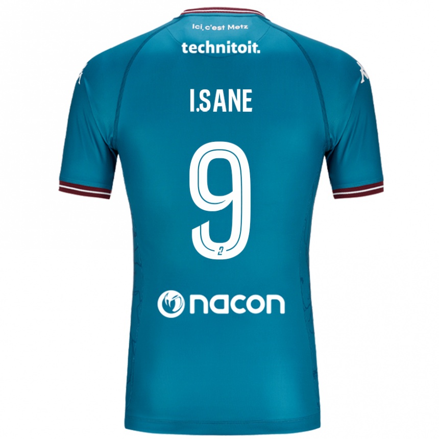 Vyrai Ibou Sané #9 Bleu Benzinas Išvykos Marškinėliai 2024/25 T-Shirt