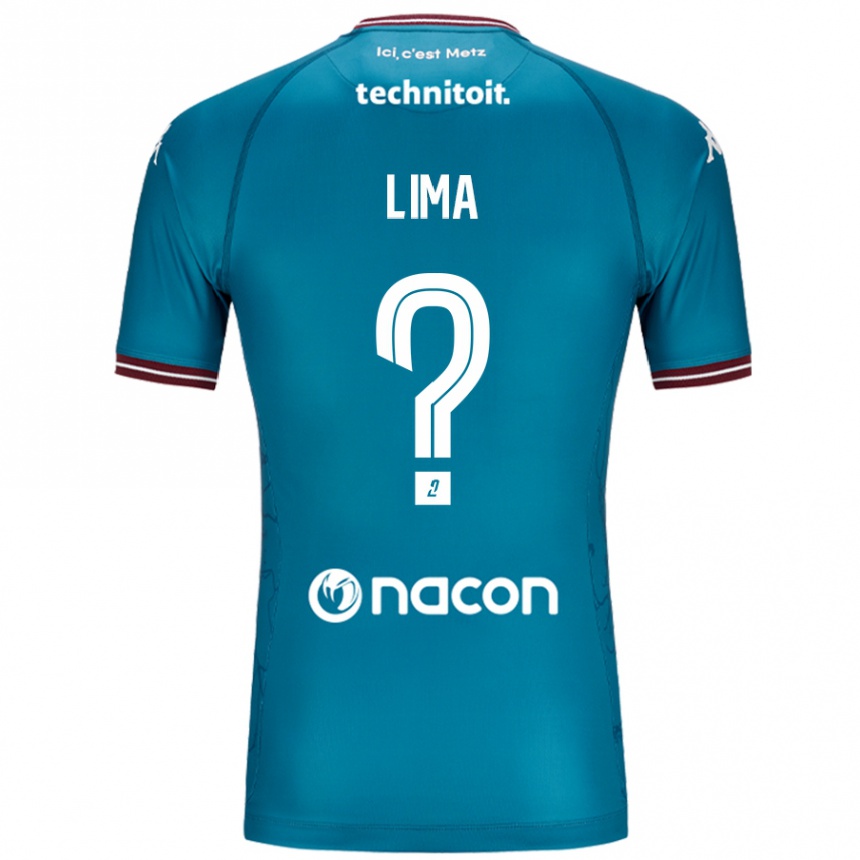 Vyrai Edson Lima #0 Bleu Benzinas Išvykos Marškinėliai 2024/25 T-Shirt