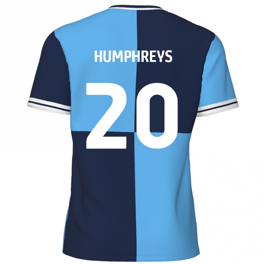 Moteriškas Cameron Humphreys #20 Dangaus Mėlyna Tamsiai Mėlyna Namų Marškinėliai 2024/25 T-Shirt