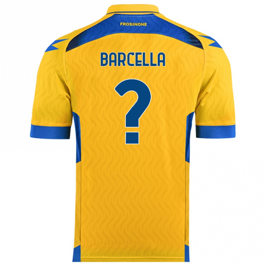 Moteriškas Kevin Barcella #0 Geltona Namų Marškinėliai 2024/25 T-Shirt