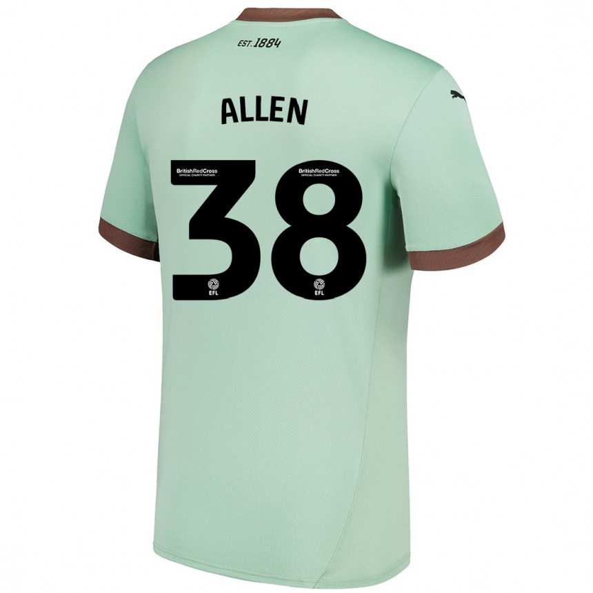 Moteriškas Cruz Allen #38 Šviesiai Žalia Išvykos Marškinėliai 2024/25 T-Shirt