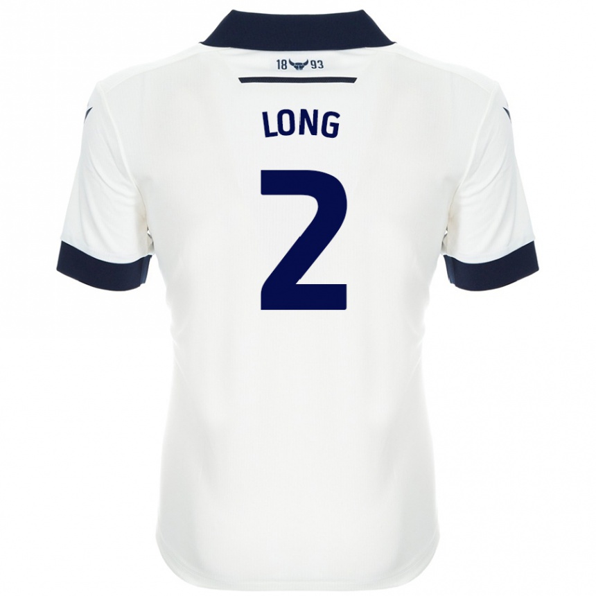 Moteriškas Sam Long #2 Balta Tamsiai Mėlyna Išvykos Marškinėliai 2024/25 T-Shirt