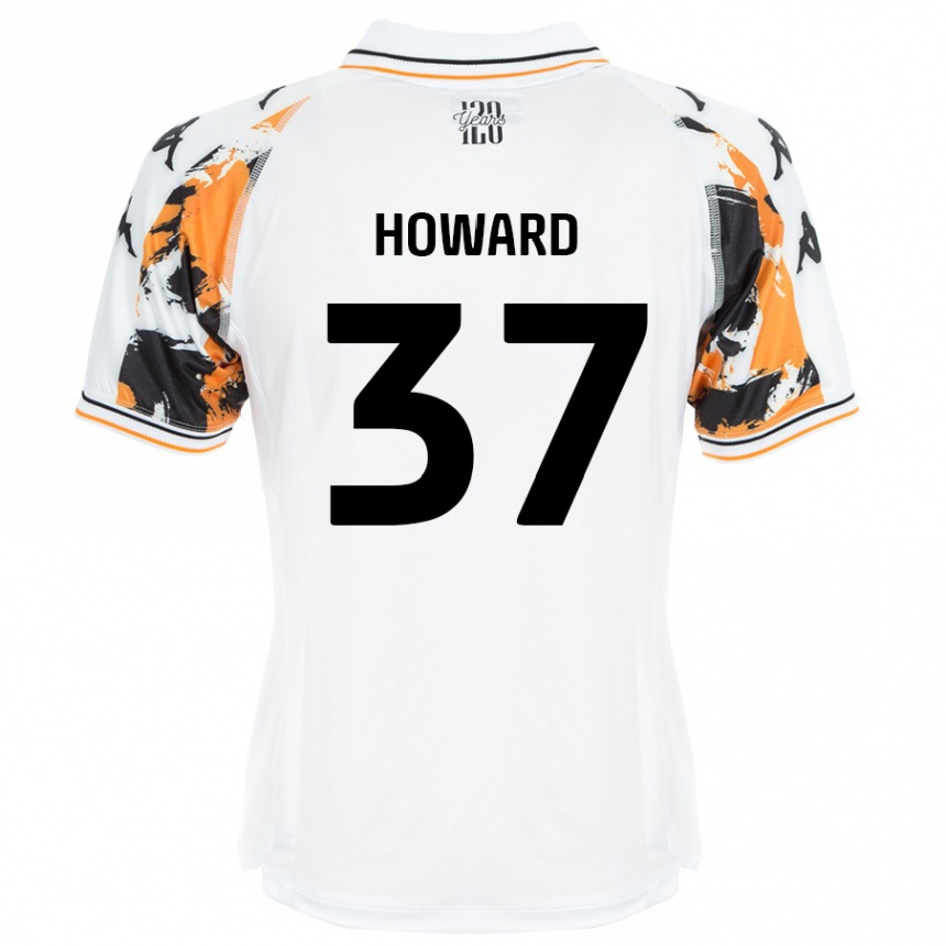 Moteriškas Scarlet Howard #37 Baltas Išvykos Marškinėliai 2024/25 T-Shirt