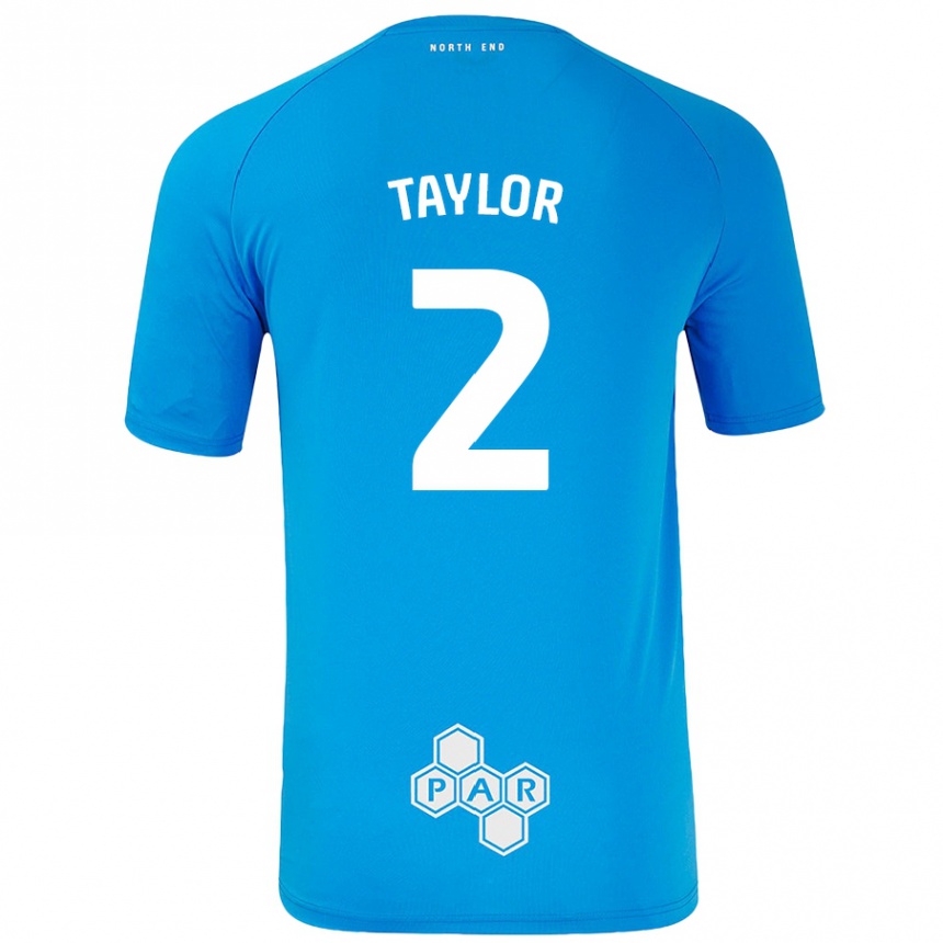 Moteriškas Alex Taylor #2 Dangaus Mėlyna Išvykos Marškinėliai 2024/25 T-Shirt