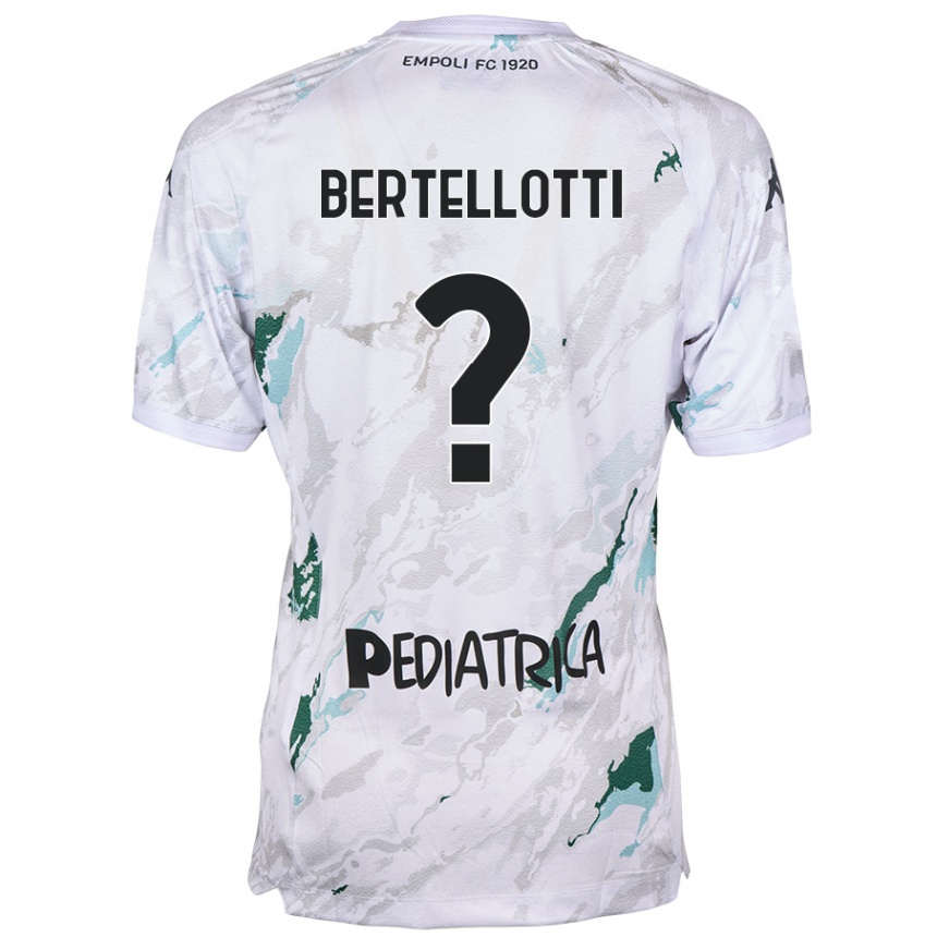 Moteriškas Giacomo Bertellotti #0 Pilka Išvykos Marškinėliai 2024/25 T-Shirt