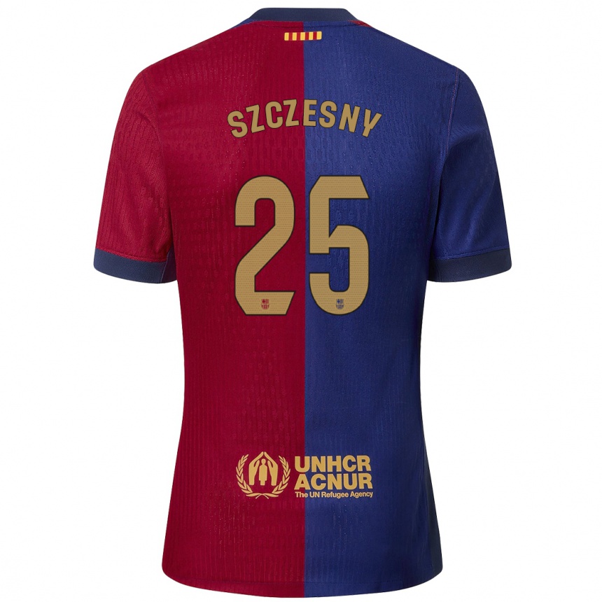 Vaikiškas Wojciech Szczesny #25 Mėlyna Raudona Namų Marškinėliai 2024/25 T-Shirt