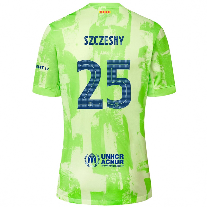 Vaikiškas Wojciech Szczesny #25 Kalkių Trečias Marškinėliai 2024/25 T-Shirt