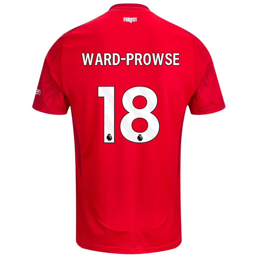 Vaikiškas James Ward-Prowse #18 Raudona Balta Namų Marškinėliai 2024/25 T-Shirt