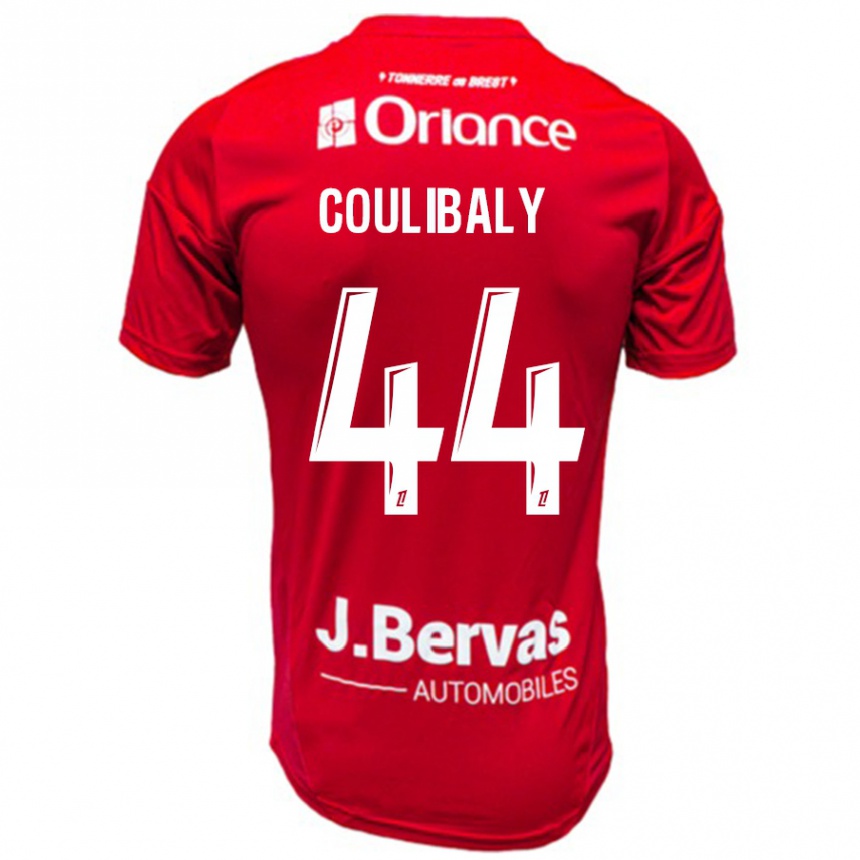 Vaikiškas Soumaila Coulibaly #44 Raudona Balta Namų Marškinėliai 2024/25 T-Shirt