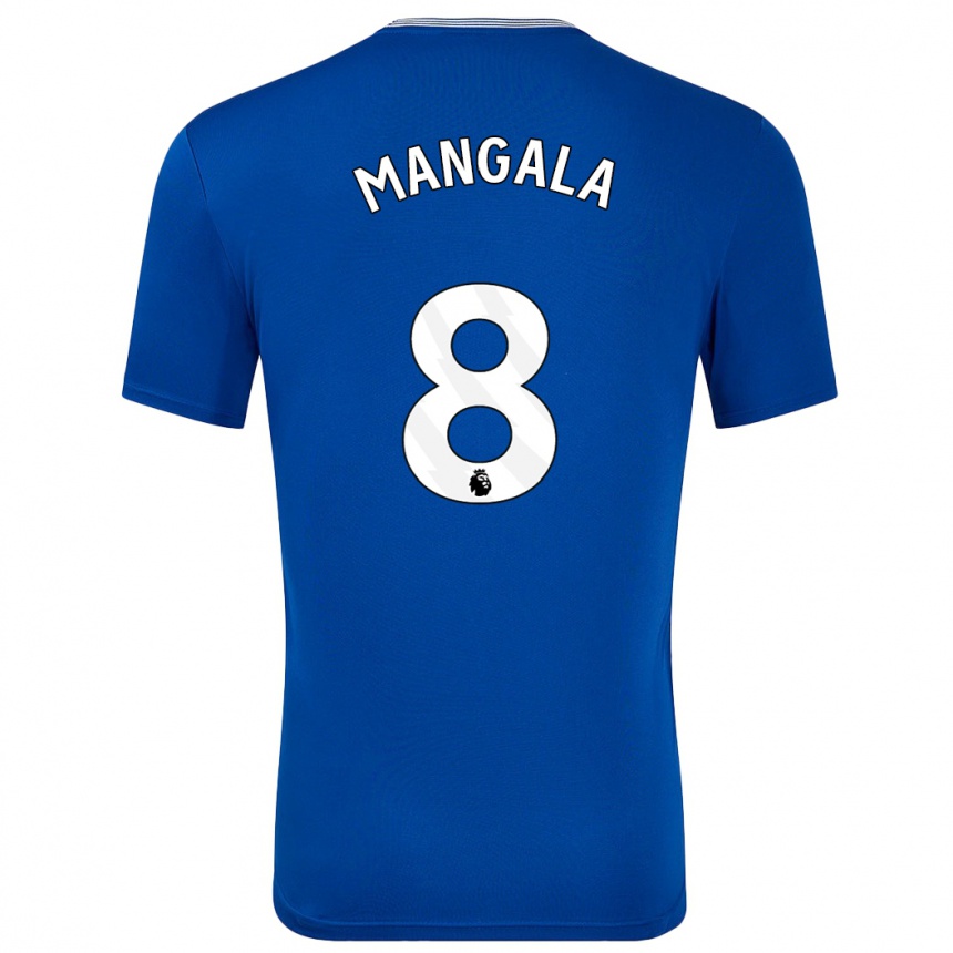 Vaikiškas Orel Mangala #8 Mėlyna Su Namų Marškinėliai 2024/25 T-Shirt