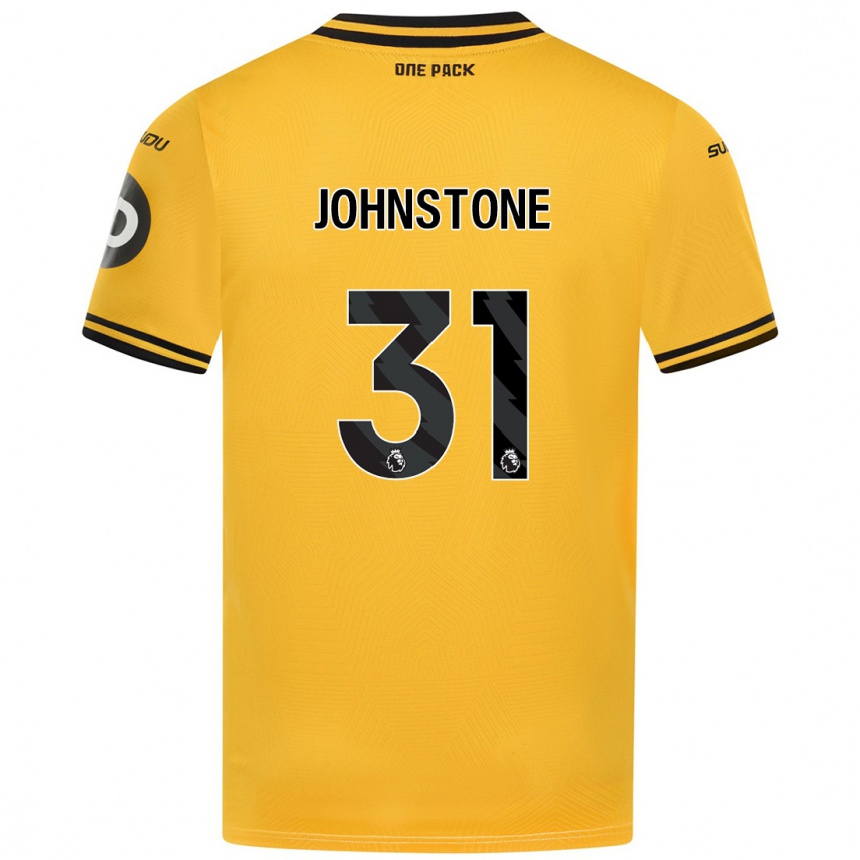 Vaikiškas Sam Johnstone #31 Geltona Namų Marškinėliai 2024/25 T-Shirt