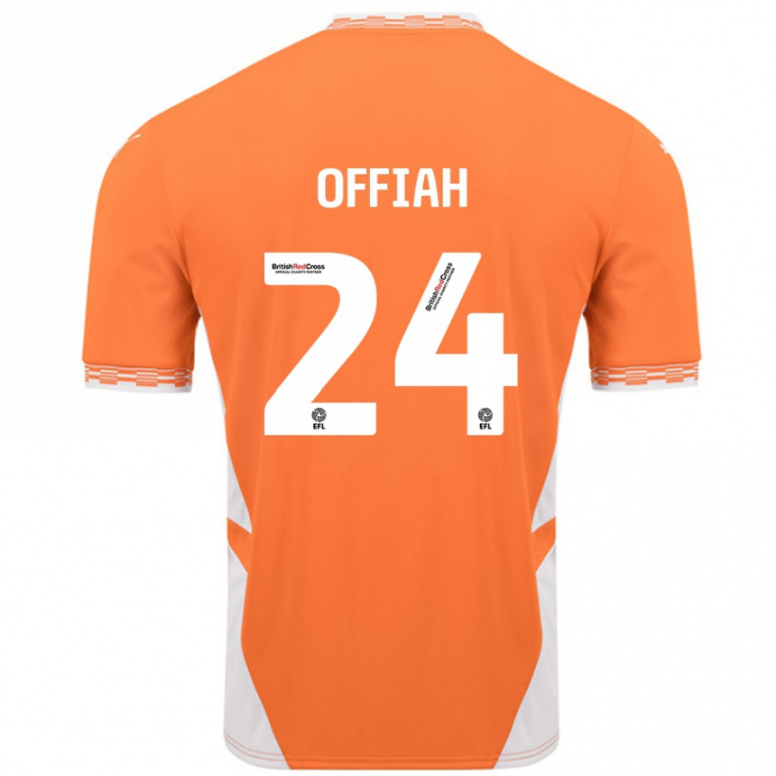 Vaikiškas Odel Offiah #24 Oranžinė Balta Namų Marškinėliai 2024/25 T-Shirt