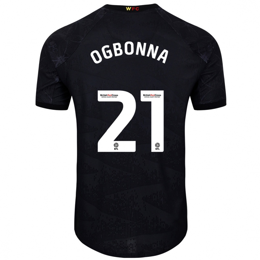 Vaikiškas Angelo Ogbonna #21 Juoda Balta Išvykos Marškinėliai 2024/25 T-Shirt