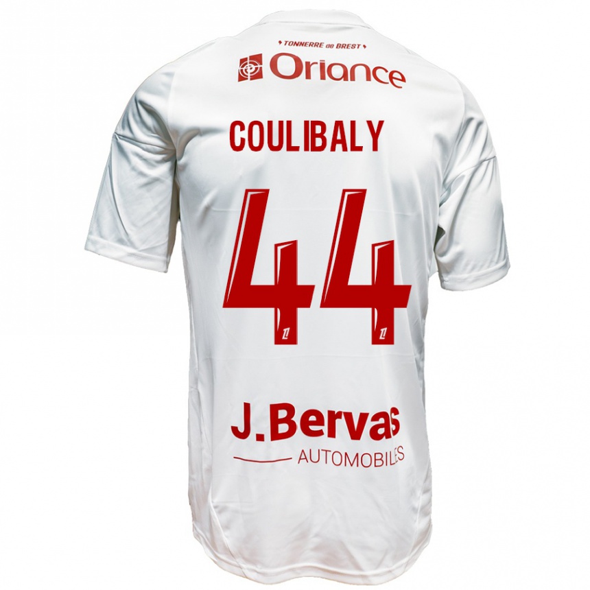 Vaikiškas Soumaila Coulibaly #44 Balta Raudona Išvykos Marškinėliai 2024/25 T-Shirt