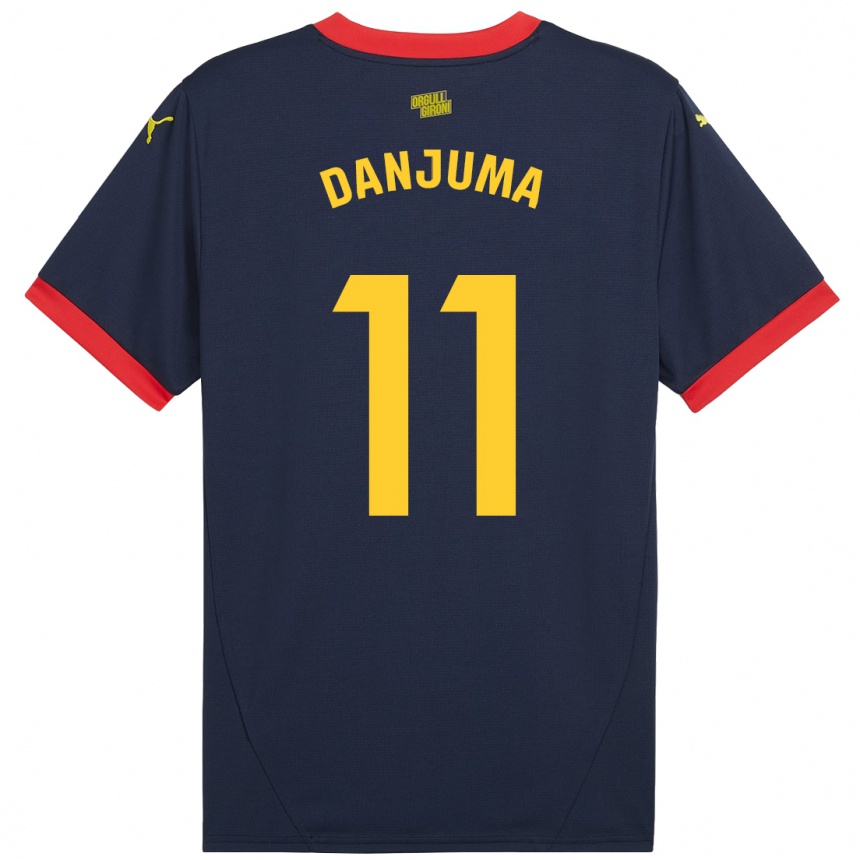 Vaikiškas Arnaut Danjuma #11 Tamsiai Raudona Išvykos Marškinėliai 2024/25 T-Shirt