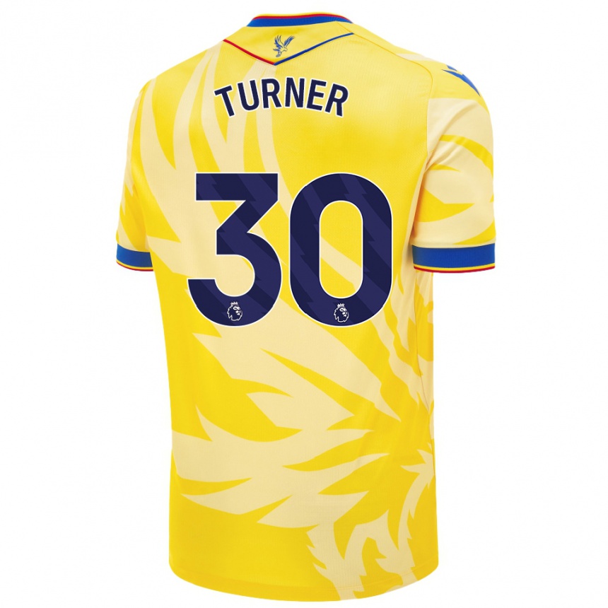 Vaikiškas Matt Turner #30 Geltona Išvykos Marškinėliai 2024/25 T-Shirt