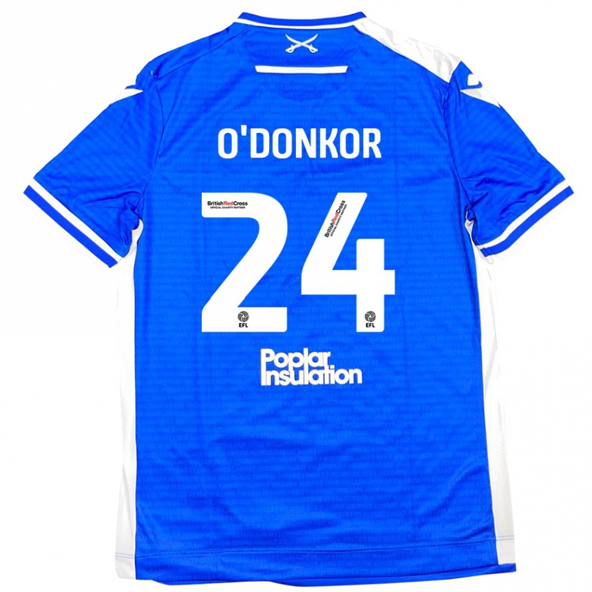 Vaikiškas Gatlin O'donkor #24 Mėlyna Balta Namų Marškinėliai 2024/25 T-Shirt