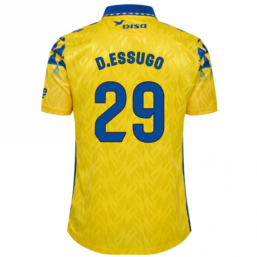 Vyrai Dário Essugo #29 Geltona Mėlyna Namų Marškinėliai 2024/25 T-Shirt