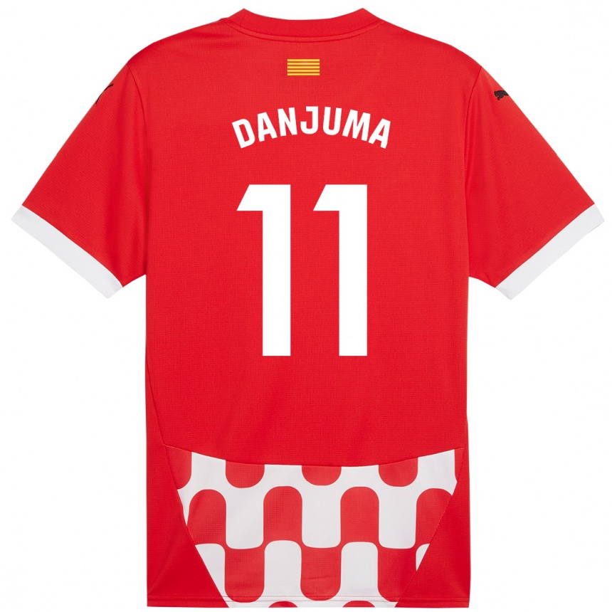 Vyrai Arnaut Danjuma #11 Raudona Balta Namų Marškinėliai 2024/25 T-Shirt